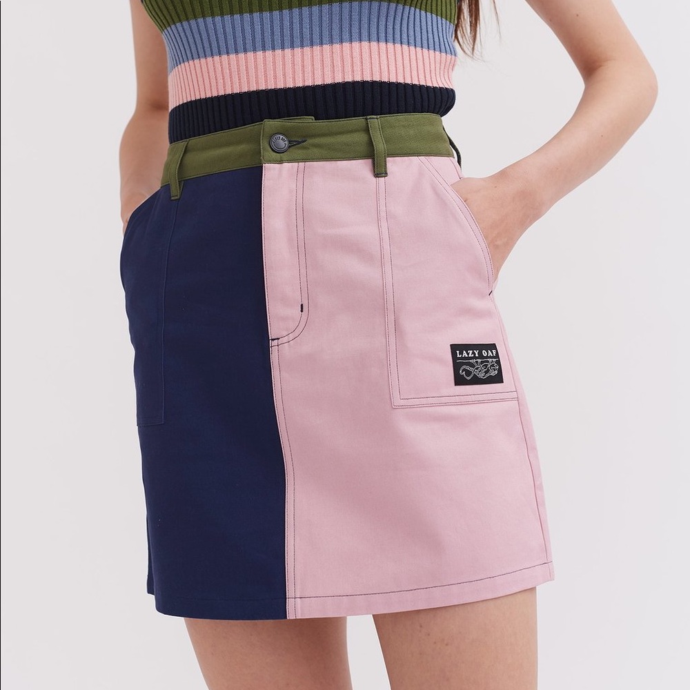 Lazy Oaf Walkies Mini Skirt
